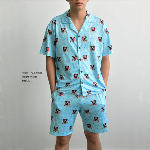 Custom Photo Pajamas Short Set - both for Women & Men